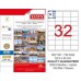 TANEX TW-2032 LAZER ETİKET 52,5X35  32Lİ 100 SAYFA ETİKET