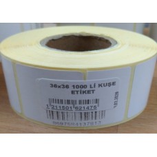 36x36 1000 Lİ KUŞE ETİKET 36x36 1000 Lİ KUŞE ETİKET