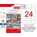 TANEX TW 2037 70X37,125 MM LAZER ETİKET 100 ADET