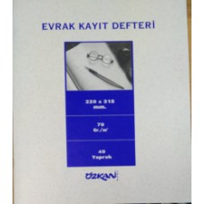 EVRAK KAYIT DEFTERİ 40 YP. EVRAK KAYIT DEFTERİ 40 YP.