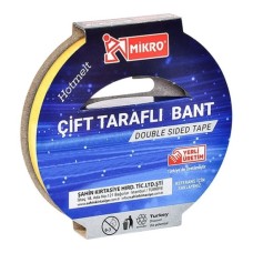 MİKRO BNT-101 15X25 ÇİFT TARAFLI BANT MİKRO BNT-101 15X25 ÇİFT TARAFLI BANT
